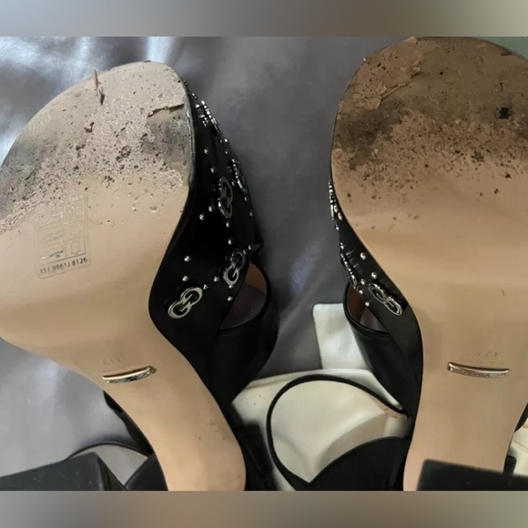 Gucci Interlocking G Logo Platform Ankle Strap Sandals Heels Shoes $1290 - Picture 11 of 16